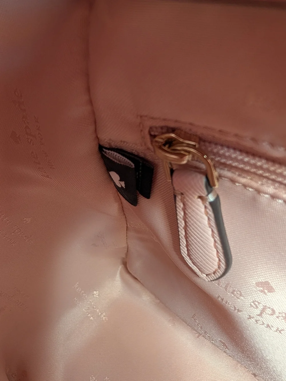 Kate Spade Lizzie Medium Saffiano Flap Backpack Blush